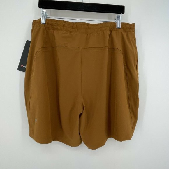 New Lululemon Men's Size XL Pace Breaker Shorts 7" Lined Copper Brown XL - Picture 11 of 12